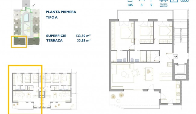 Nybyggnation - Lägenhet - San Pedro del Pinatar - Pueblo