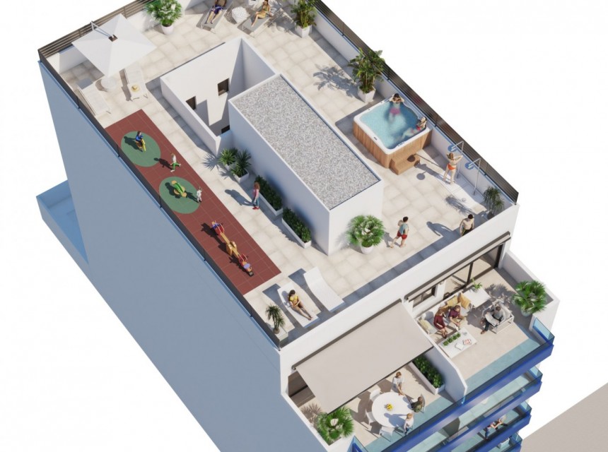 Nowa konstrukcja - Apartament - Guardamar - Pueblo