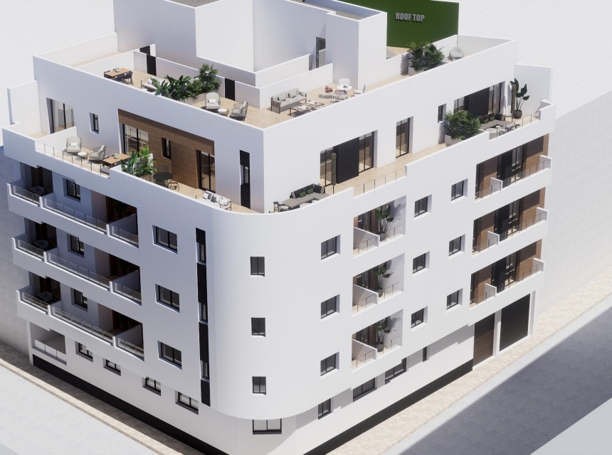 Nowa konstrukcja - Apartament - Torrevieja - pueblo