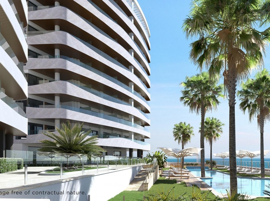 Nueva construcción  - Apartamento - La Manga del Mar Menor - 1ª Linea Del Mar Mediterraneo