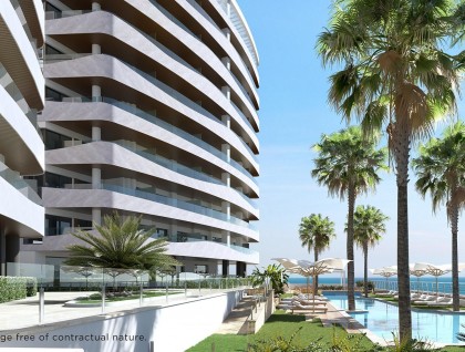 Nueva construcción  - Apartamento - La Manga del Mar Menor - 1ª Linea Del Mar Mediterraneo