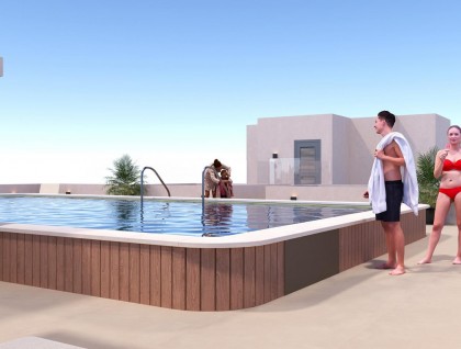 Nueva construcción  - Apartamento - San Miguel de Salinas - Pueblo