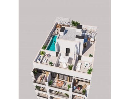 Nybyggnation - Lägenhet - Torrevieja - Playa del cura