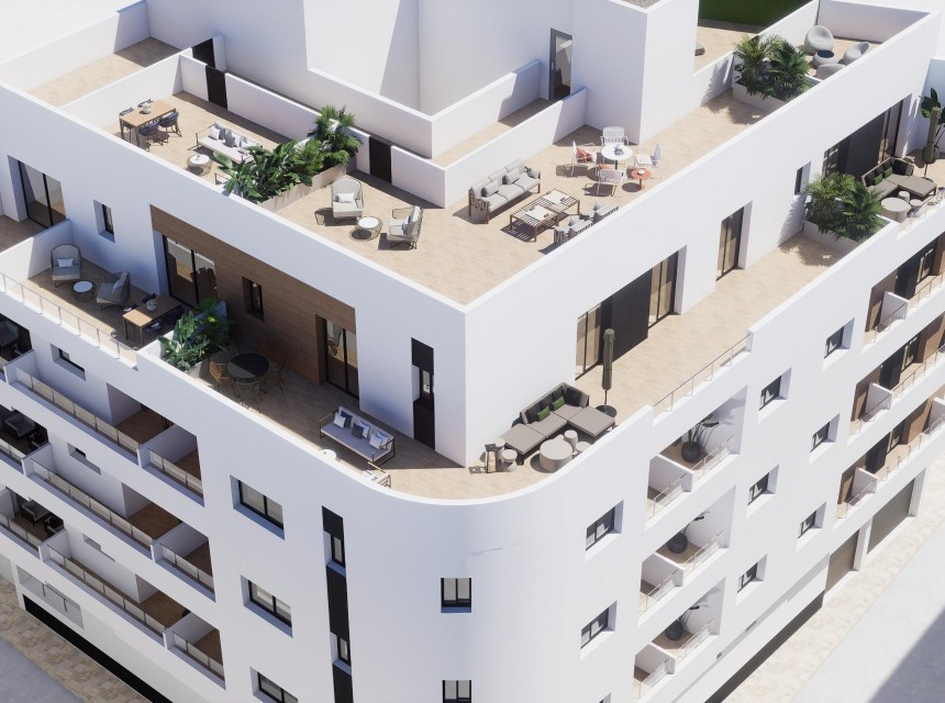 Nybyggnation - Lägenhet - Torrevieja - pueblo