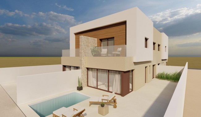 Quatro hus - Nybyggnation - San Javier - pueblo