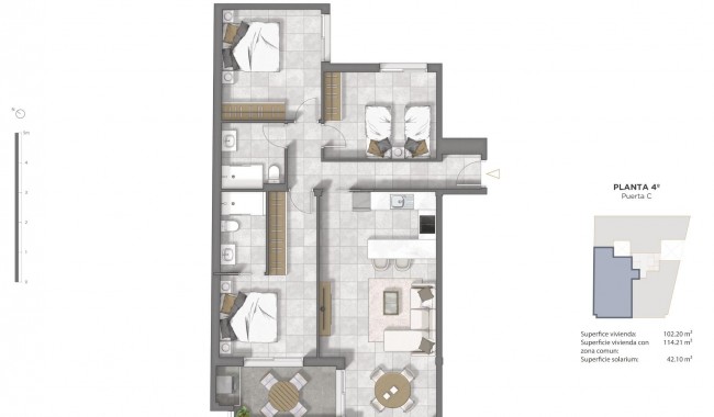 Nybyggnation - Lägenhet - Guardamar - Pueblo