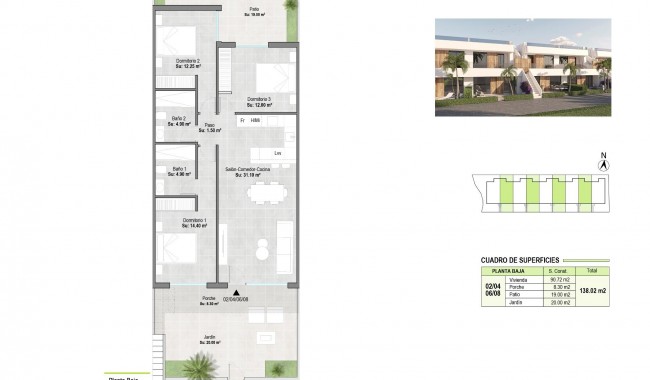 Nybyggnation - Lägenhet - Alhama de Murcia - Condado de Alhama