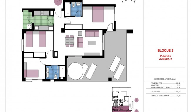 Nueva construcción  - Apartamento - Pilar de La Horadada - Mil Palmeras