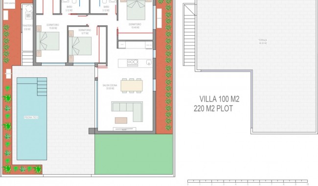 New Build - Villa - Santiago de la Ribera - Dos mares