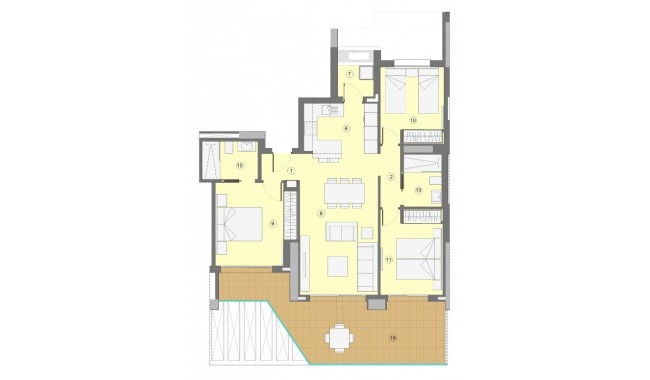 Nueva construcción  - Apartamento - Benidorm