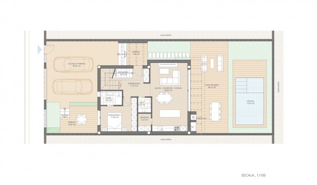 Nueva construcción  - Chalet - San Juan de los Terreros - Las Mimosas