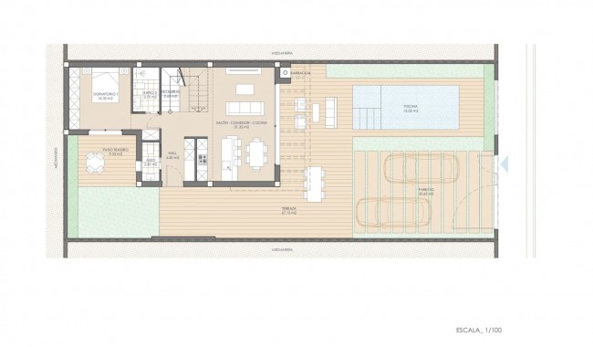 Nueva construcción  - Chalet - San Juan de los Terreros - Las Mimosas