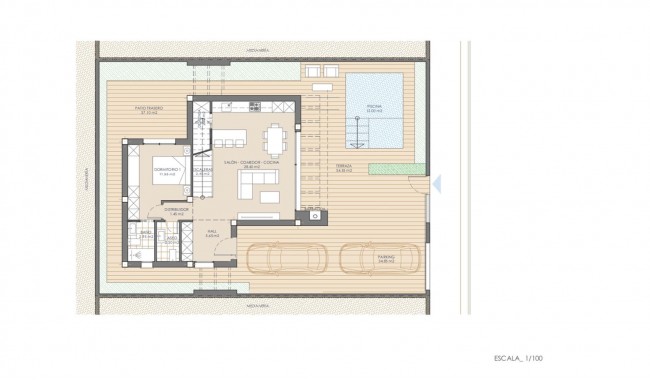 Nueva construcción  - Chalet - San Juan de los Terreros - Las Mimosas