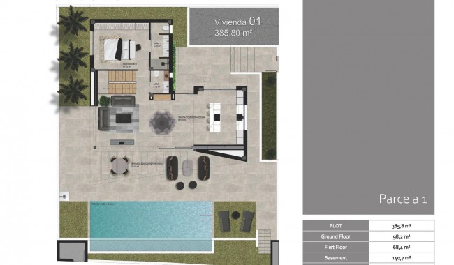 Nowa konstrukcja - Willa - Polop - Urbanizaciones