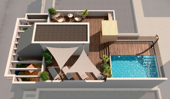 Nybyggnation - Lägenhet - Torrevieja - Playa del Acequión