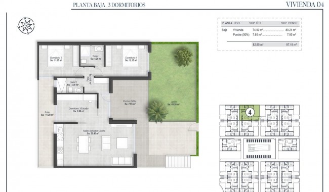 Nowa konstrukcja - Apartament - Alhama de Murcia - Condado de Alhama
