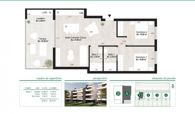 Nowa konstrukcja - Apartament - Alhama de Murcia - Condado de Alhama