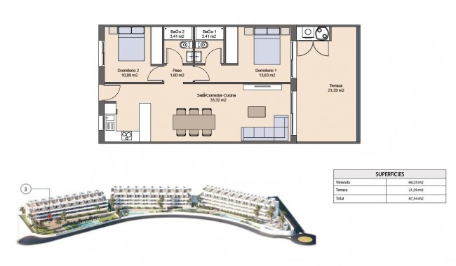 New Build - Apartment - Finestrat - Balcon de finestrat