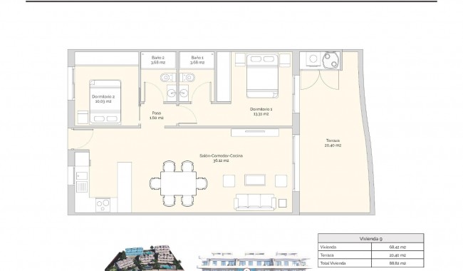 Nueva construcción  - Apartamento - Finestrat - Puig Campana Golf