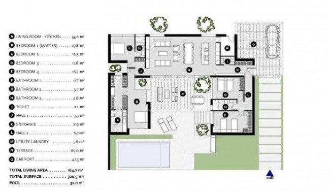 Nueva construcción  - Chalet - Baños y Mendigo - Altaona Golf