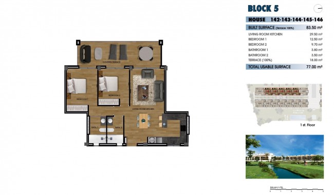 Nowa konstrukcja - Apartament - Los Alcázares - La Serena Golf