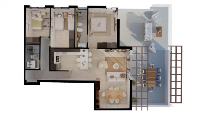 Nueva construcción  - Apartamento - Vera - Vera playa