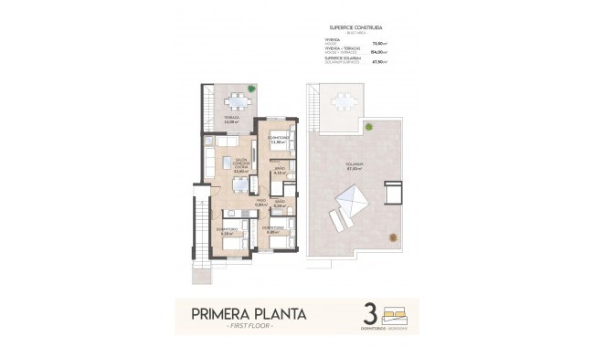 Nueva construcción  - Apartamento - San Miguel de Salinas - La Cañada