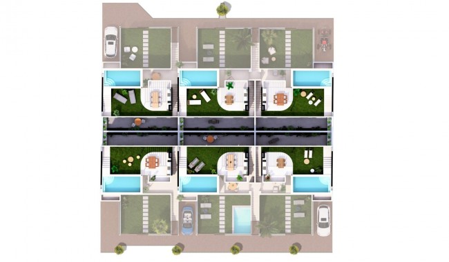 Nybyggnation - Radhus - San Pedro del Pinatar - Lo Pagan