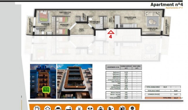 Nybyggnation - Lägenhet - Torrevieja - Playa del cura
