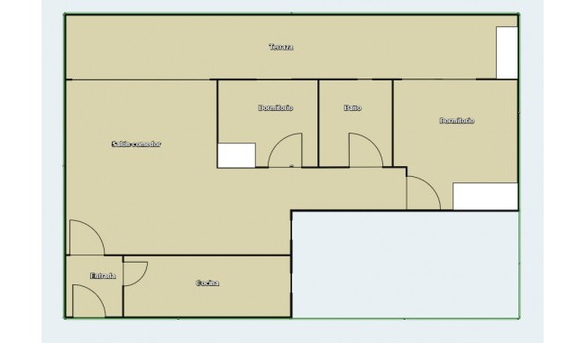 Resale - Apartment - Guardamar - Cervantes