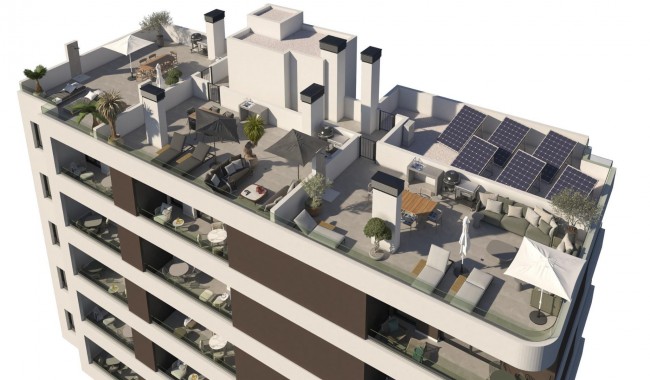 Nybyggnation - Lägenhet - Santa Pola - pueblo