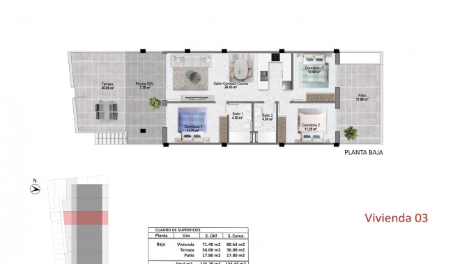 Nueva construcción  - Adosado - Pilar de La Horadada - pueblo