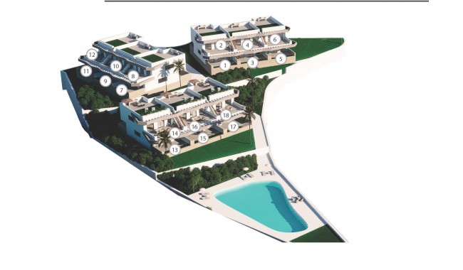 New Build - Townhouse - Finestrat - Balcon de finestrat