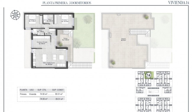 Nybyggnation - Radhus - Alhama de Murcia - Condado de Alhama