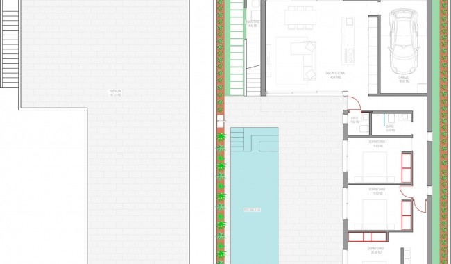 Nybyggnation - Villa - Los Alcázares - Serena Golf
