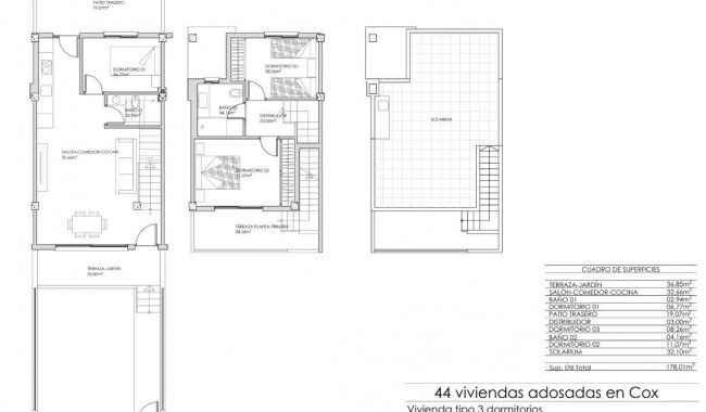 New Build - Townhouse - Cox - Sin Zona