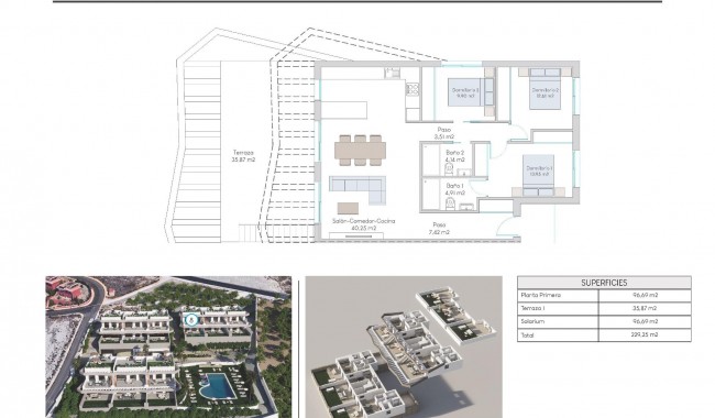 Nybyggnation - Radhus - Finestrat - Balcon de finestrat