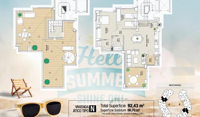 Nybyggnation - Lägenhet - La Manga del Mar Menor - La Manga