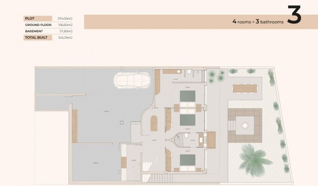 Nybyggnation - Villa - Algorfa - La Finca golf