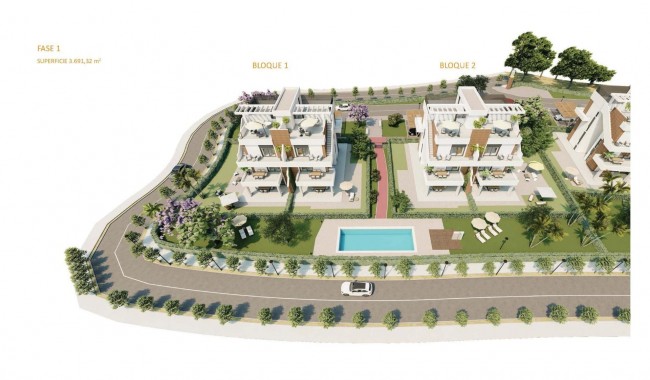 Nybyggnation - Lägenhet - Fuente Alamo - Hacienda del Alamo