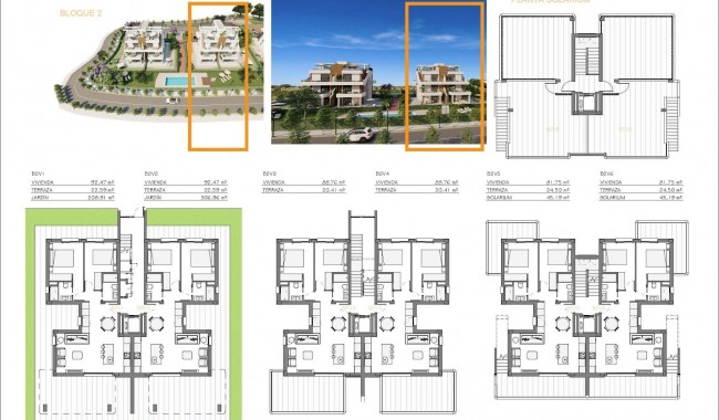 Nybyggnation - Lägenhet - Fuente Alamo - Hacienda del Alamo