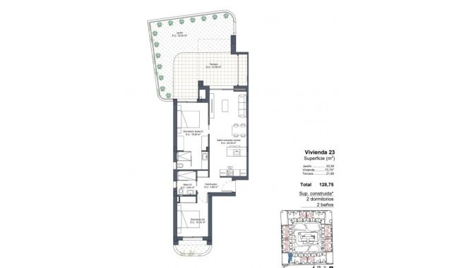 Nowa konstrukcja - Kamienica - Ciudad Quesada - Lo Marabu