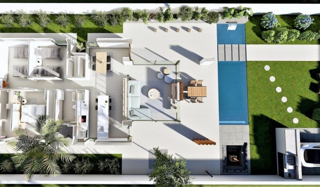 Nybyggnation - Villa - San Fulgencio - El Oasis