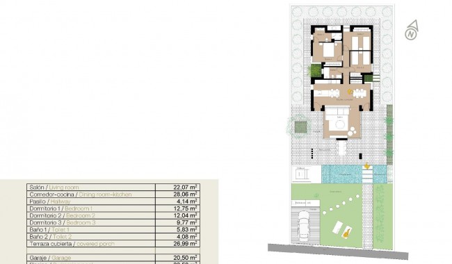 Nybyggnation - Villa - San Fulgencio - El Oasis