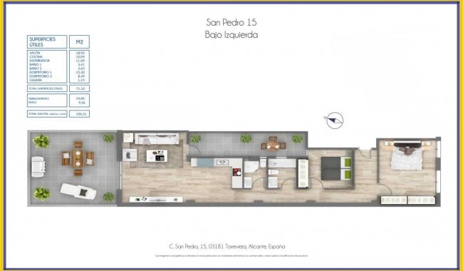 Begagnad - Lägenhet - Torrevieja - Centro