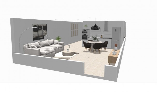 Nybyggnation - Radhus - Hondon de las Nieves - La Canalosa