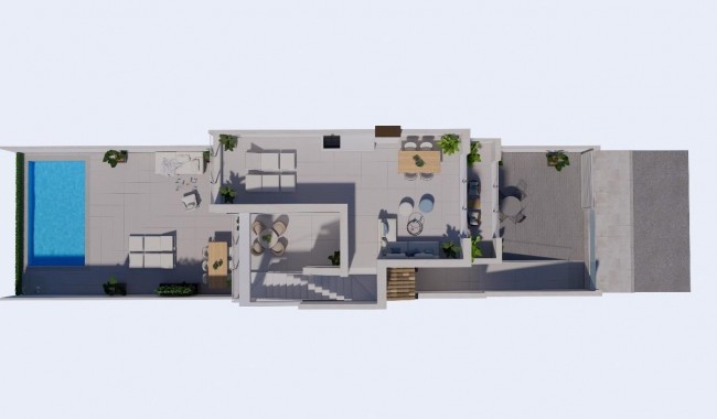 Nybyggnation - Radhus - Los Alcázares - Serena Golf