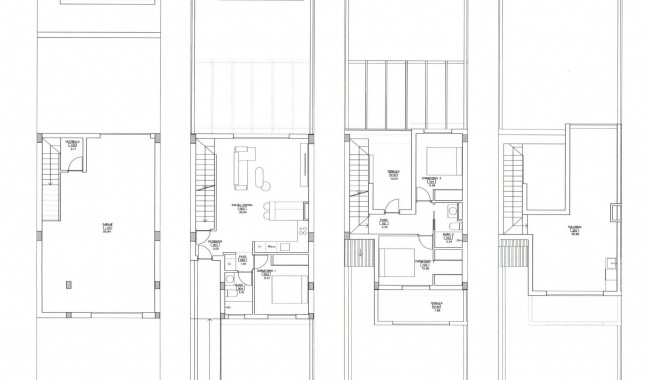 Nybyggnation - Radhus - Los Alcázares - Serena Golf