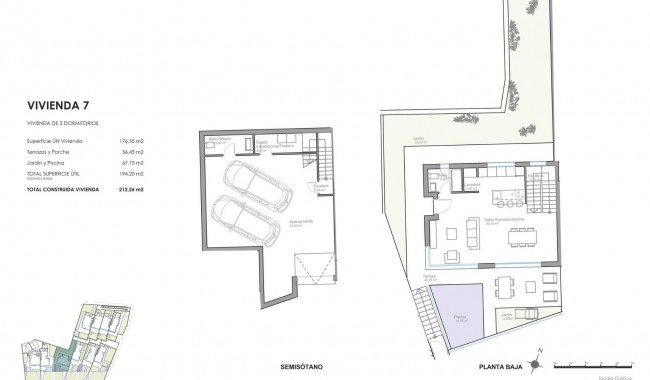Nueva construcción  - Semi separado - Mojacar - Playa de la Mena