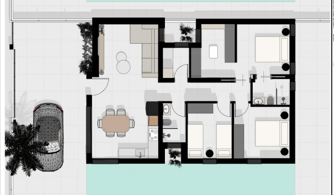 Nybygg - Villa - Benijófar - Urb. Monteazul